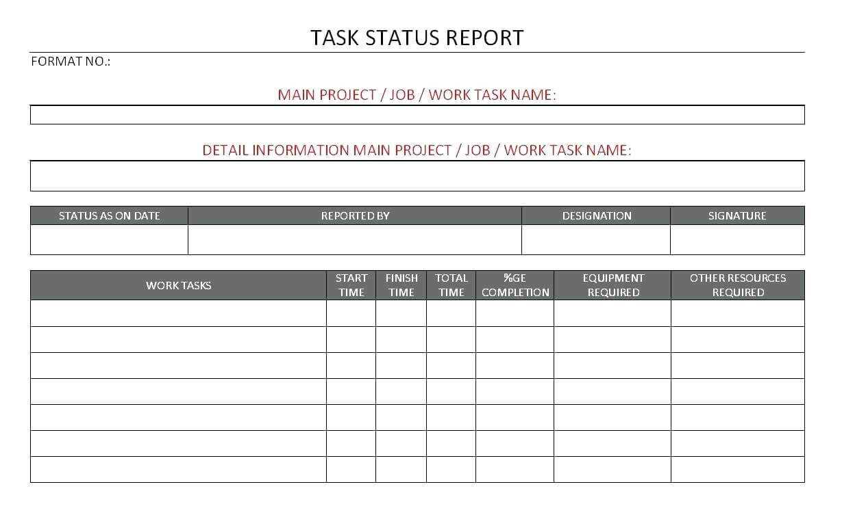 Construction Project Progress Report Format 14 – Elsik Blue With Job Progress Report Template