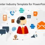 Contact Center Industry Powerpoint Template pertaining to Powerpoint Templates For Communication Presentation