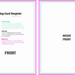 Cool Half Fold Greeting Card Template – Www.szf.se With Regard To Half Fold Greeting Card Template Word