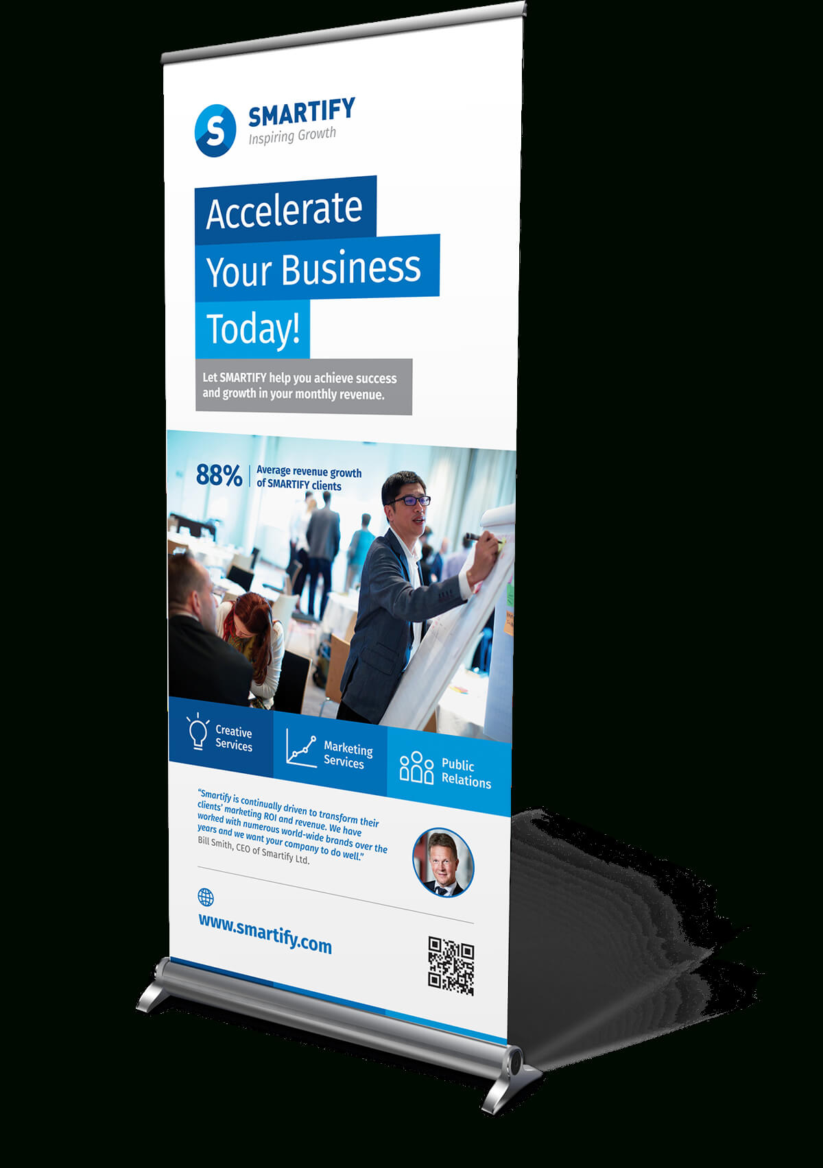 Corporate Business Roll Up Banners Template For Download Regarding Pop Up Banner Design Template