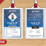 Corporate Identity Card Psd Template – Psd Zone With College Id Card Template Psd