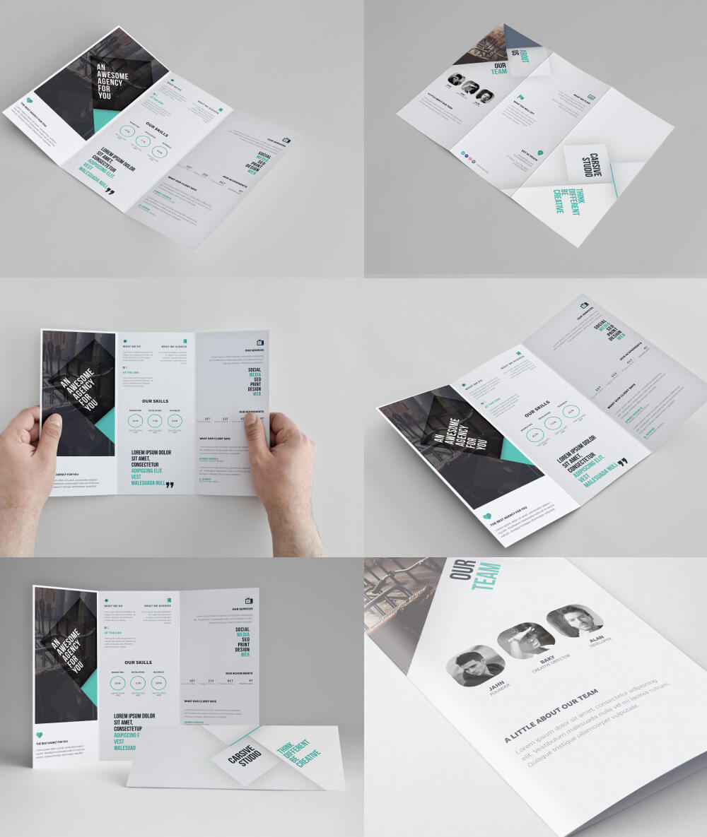 Corporate Tri Fold Brochure Template Free Psd – Download Psd Throughout Brochure Psd Template 3 Fold