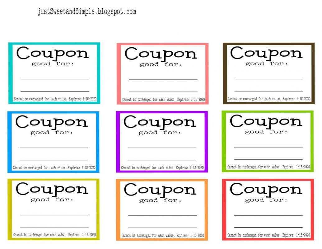 Coupon Template Word | Template | Mother's Day Coupons In Blank Coupon Template Printable