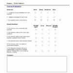 Course Evaluation Template Word | Template Modern Design Regarding Student Feedback Form Template Word