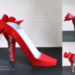 Crafting In The Night: 3D High Heel Shoe – Svgcuts | 3D With High Heel Template For Cards