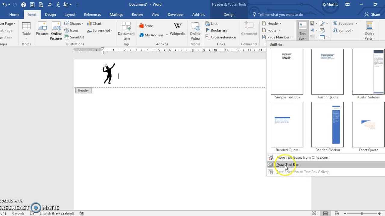 Create A Letterhead Template In Microsoft Word 2016 For How To Create A Letterhead Template In Word