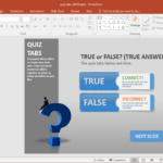 Create A Quiz In Powerpoint With Quiz Tabs Powerpoint Template Inside Trivia Powerpoint Template