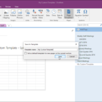 Create A Template In Onenote – Tutorial – Teachucomp, Inc. Within Creating Word Templates 2013
