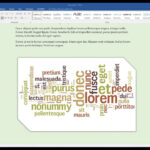 Create A Word Cloud In Microsoft Word In Free Word Collage Template