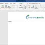 Create A Word Letterhead Template | Productivity Portfolio Intended For Header Templates For Word