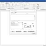 Create And Customize Envelopes In Microsoft Word Regarding Word 2013 Envelope Template