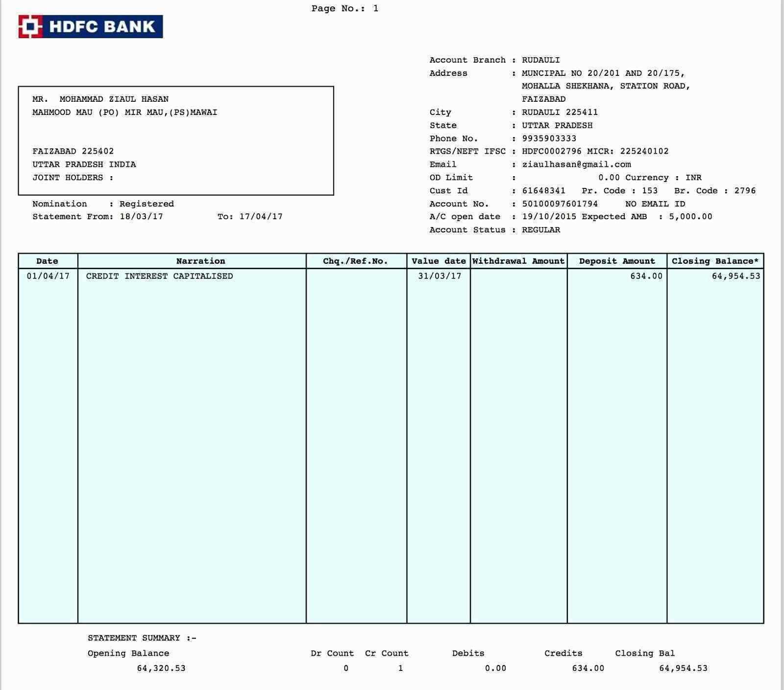 Create Bank Statement Template Of Credit Card Statement Throughout Credit Card Bill Template