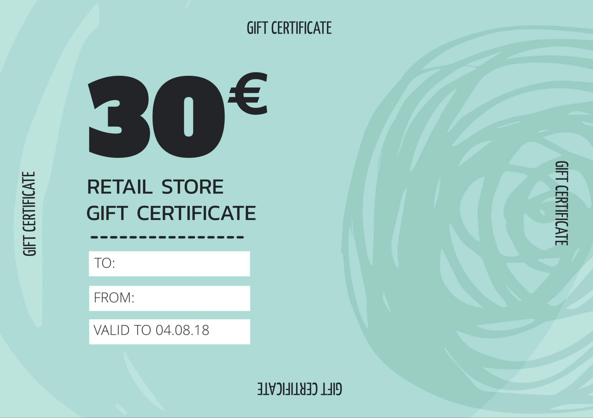 Create Personalized Gift Certificate Templates & Vouchers With Regard To Indesign Gift Certificate Template
