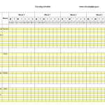 Create Weekly Schedule Excel Free Cleaning S At | Smorad Throughout Cleaning Report Template