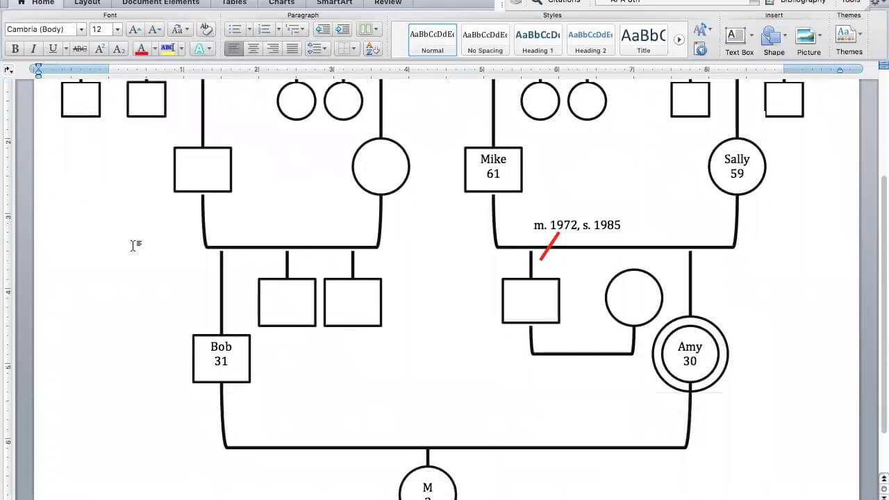 Create Your Genogram For Genogram Template For Word