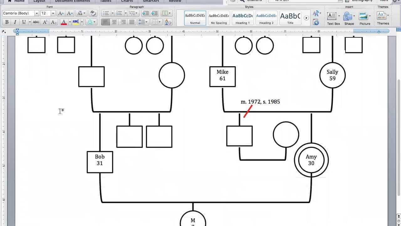 Create Your Genogram For Genogram Template For Word