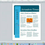 Create Your Magazine Content Intended For Magazine Template For Microsoft Word