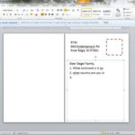Creating A Postcard In Word With Regard To Microsoft Word 4X6 Postcard Template