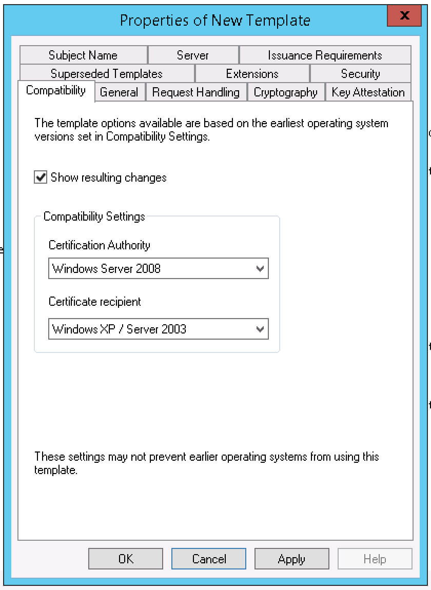 Creating A Vsphere 6 Certificate Template In Active In Active Directory Certificate Templates