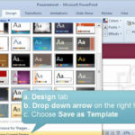 Creating And Setting A Default Template Or Theme In Powerpoint For Save Powerpoint Template As Theme