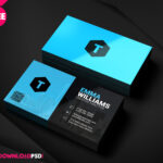 Creative Agency Business Card Psd | Freedownloadpsd With Calling Card Template Psd