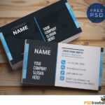 Creative And Clean Business Card Template Psd | Psdfreebies For Free Psd Visiting Card Templates Download