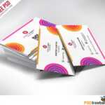 Creative And Colorful Business Card Free Psd | Psdfreebies Regarding Creative Business Card Templates Psd