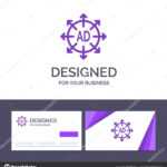 Creative Business Card And Logo Template Advertising For Advertising Card Template