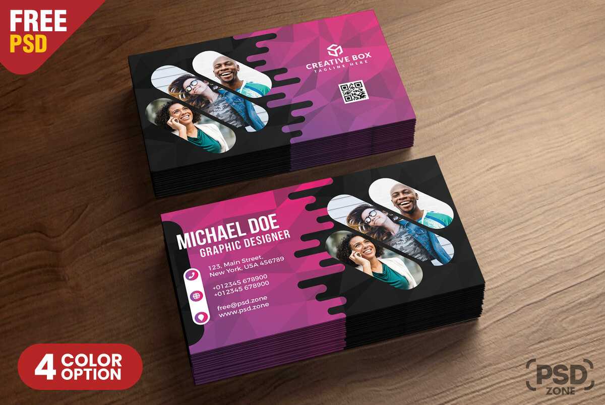 Creative Business Card Psd Templates – Psd Zone Intended For Creative Business Card Templates Psd