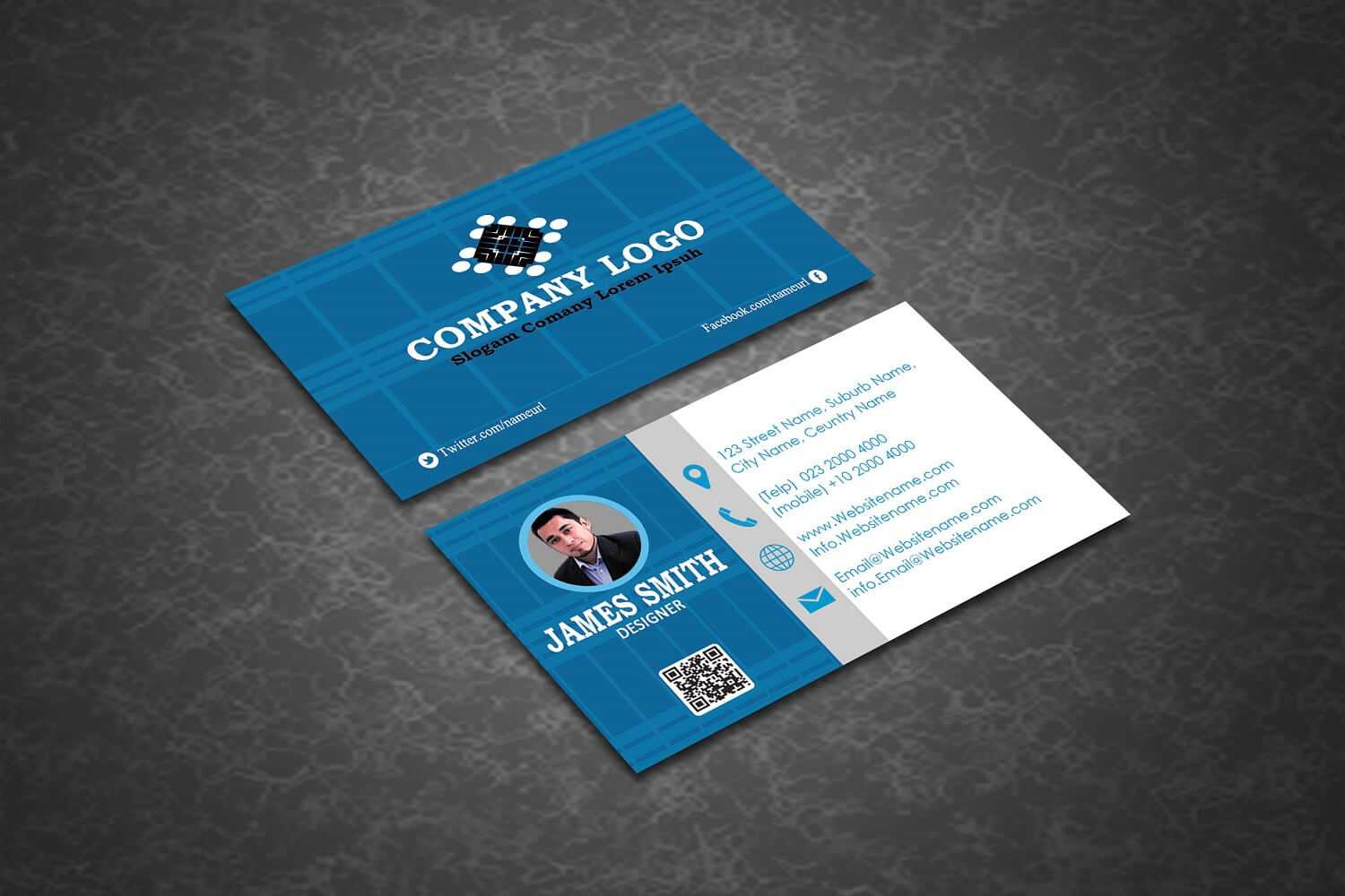 Creative Business Card Template In Buisness Card Templates