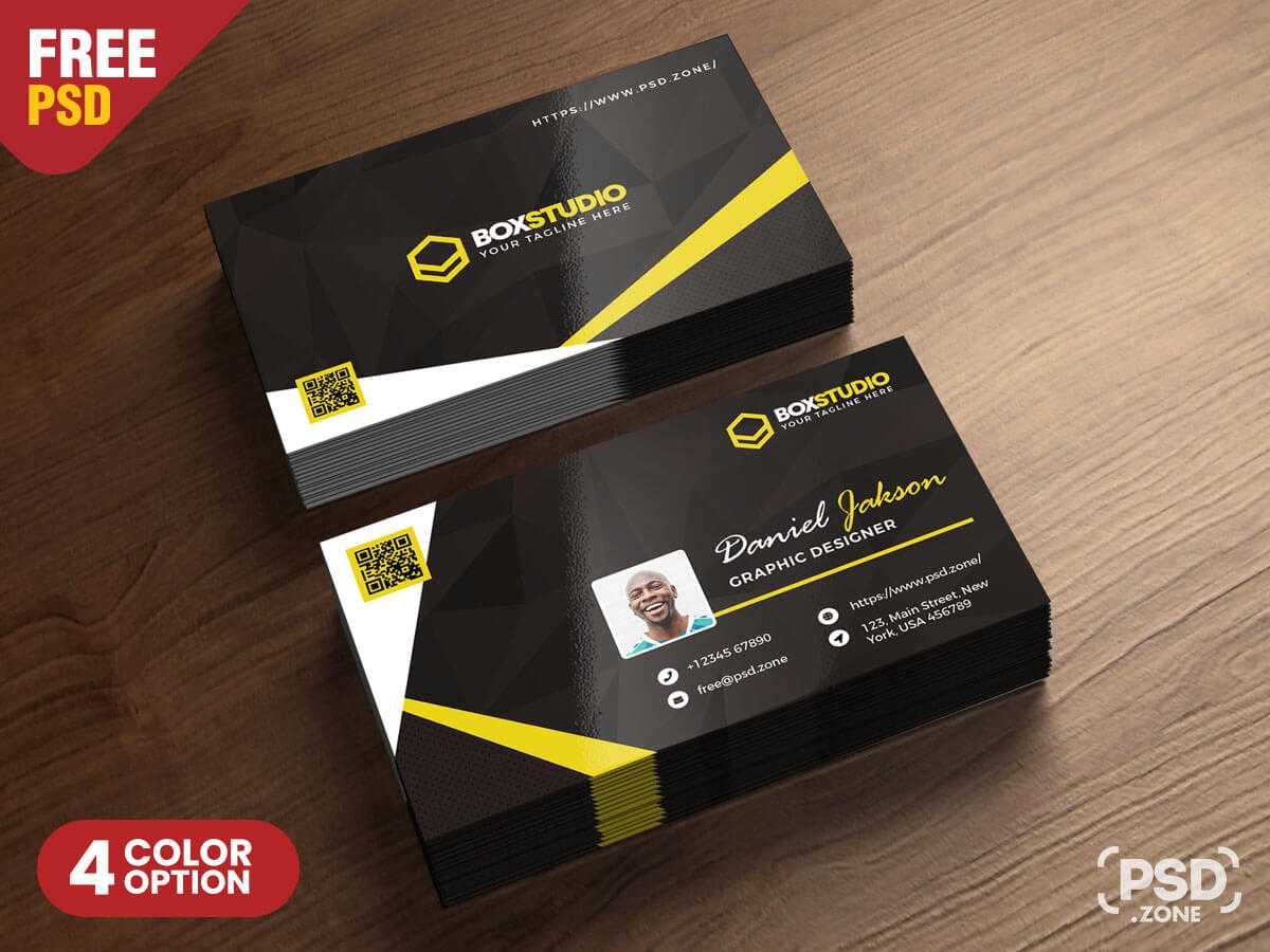 Creative Business Card Template Psd – Psd Zone For Creative Business Card Templates Psd