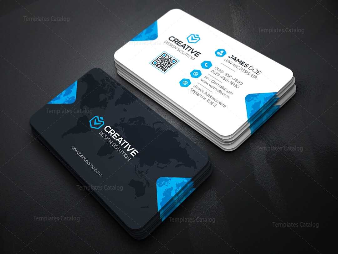 Creative Company Business Card Template 000036 – Template Inside Web Design Business Cards Templates