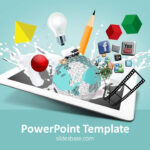 Creative Design Powerpoint Template For Multimedia Powerpoint Templates