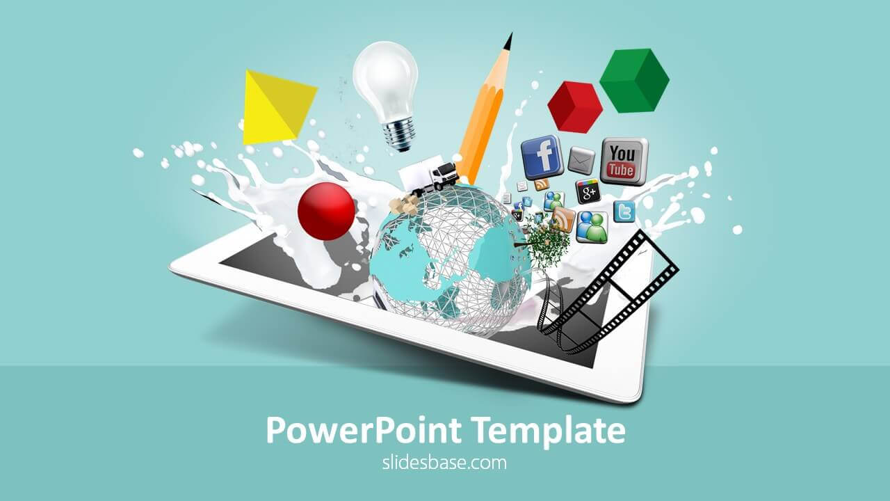 Creative Design Powerpoint Template For Multimedia Powerpoint Templates