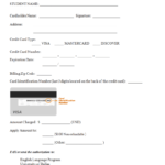 Credit Card Authorization Form Template | Credit Card Inside Credit Card Authorization Form Template Word