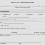 Credit Card Authorization Form Templates [Download] – Credit Intended For Credit Card Billing Authorization Form Template