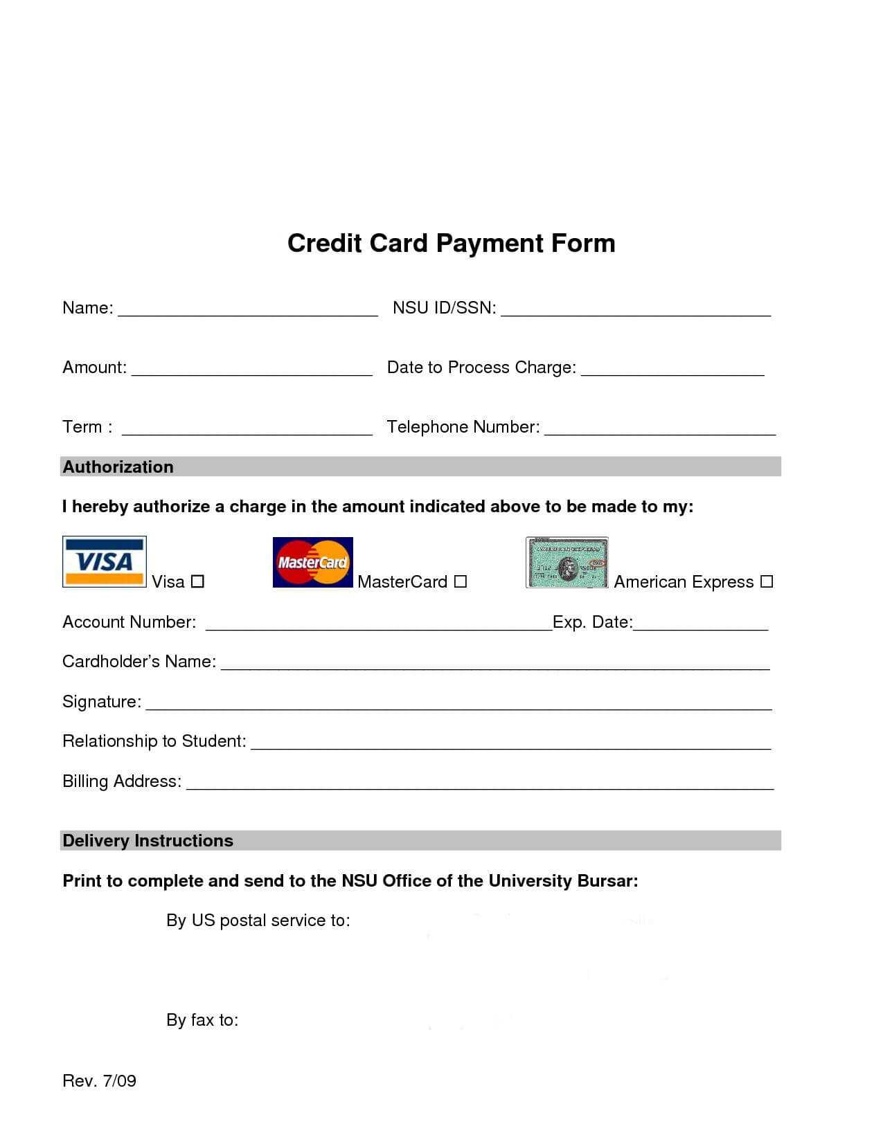 Credit Card Form Hdfc Pdf Design Formula Score Payment Html Regarding Credit Card Payment Form Template Pdf