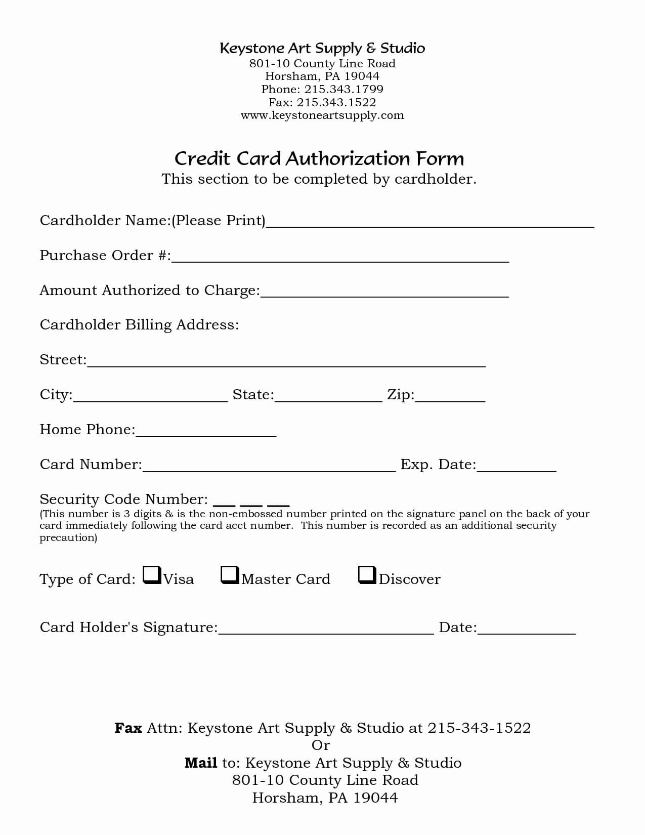 Credit Card Payment Form Federal Circuit Court Of Australia With Regard To Credit Card Billing Authorization Form Template