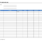 Credit Card Use Log Template | Excel Templates | Excel Within Credit Card Payment Spreadsheet Template