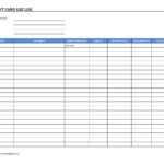 Credit Card Use Log Template | Excel Templates | Excel Within Credit Card Payment Spreadsheet Template