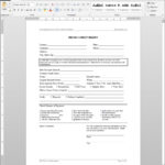 Credit Inquiry Request Template | Rev103 3 Inside Enquiry Form Template Word
