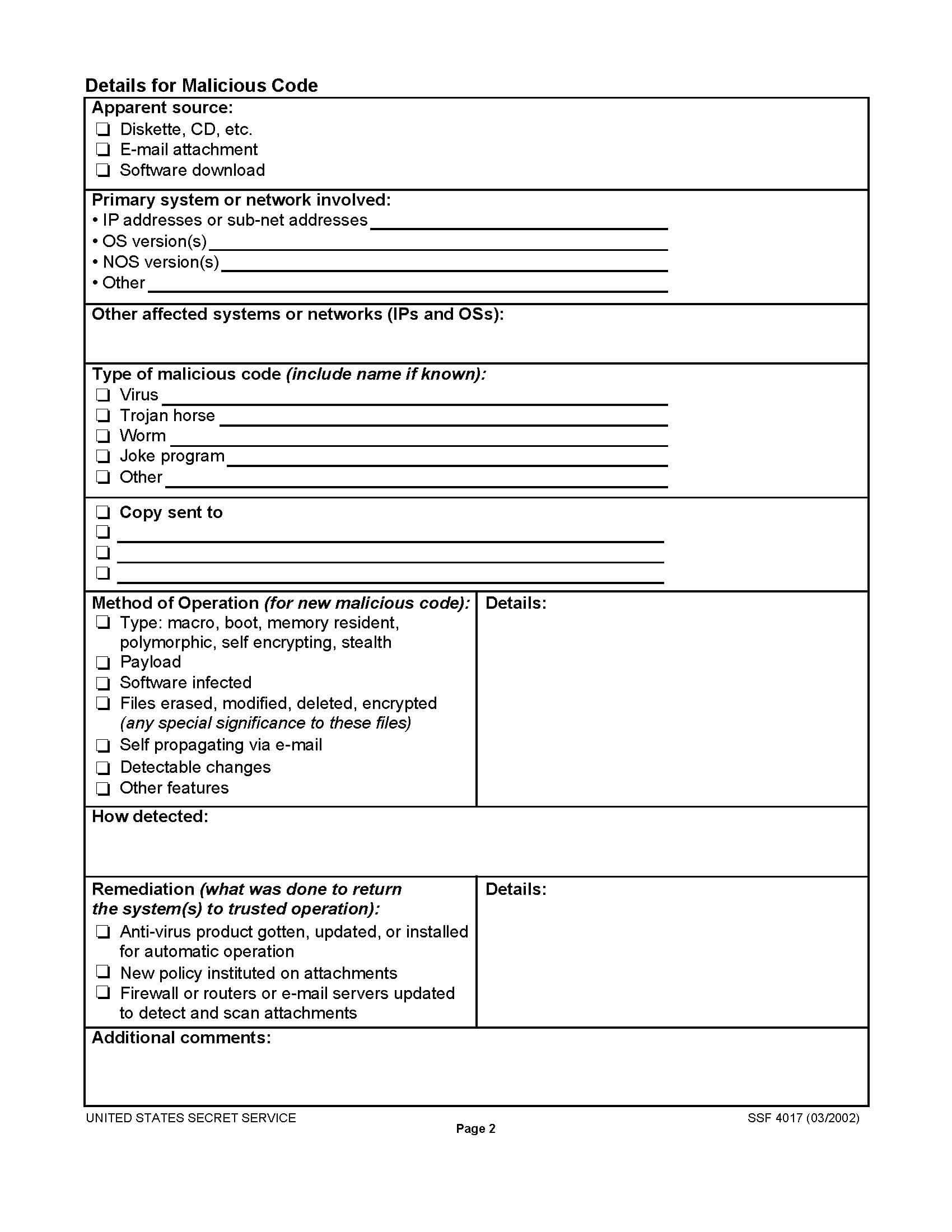 Critical Incident Ment Plan Template Cyber Security Response Throughout Computer Incident Report Template