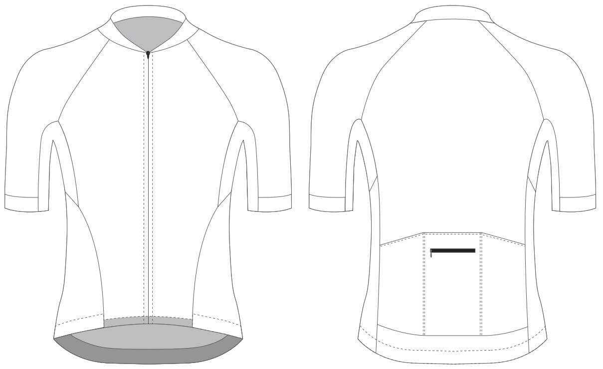 Custom Blank Cycling Jersey Design Template – Cyclingbox Throughout Blank Cycling Jersey Template