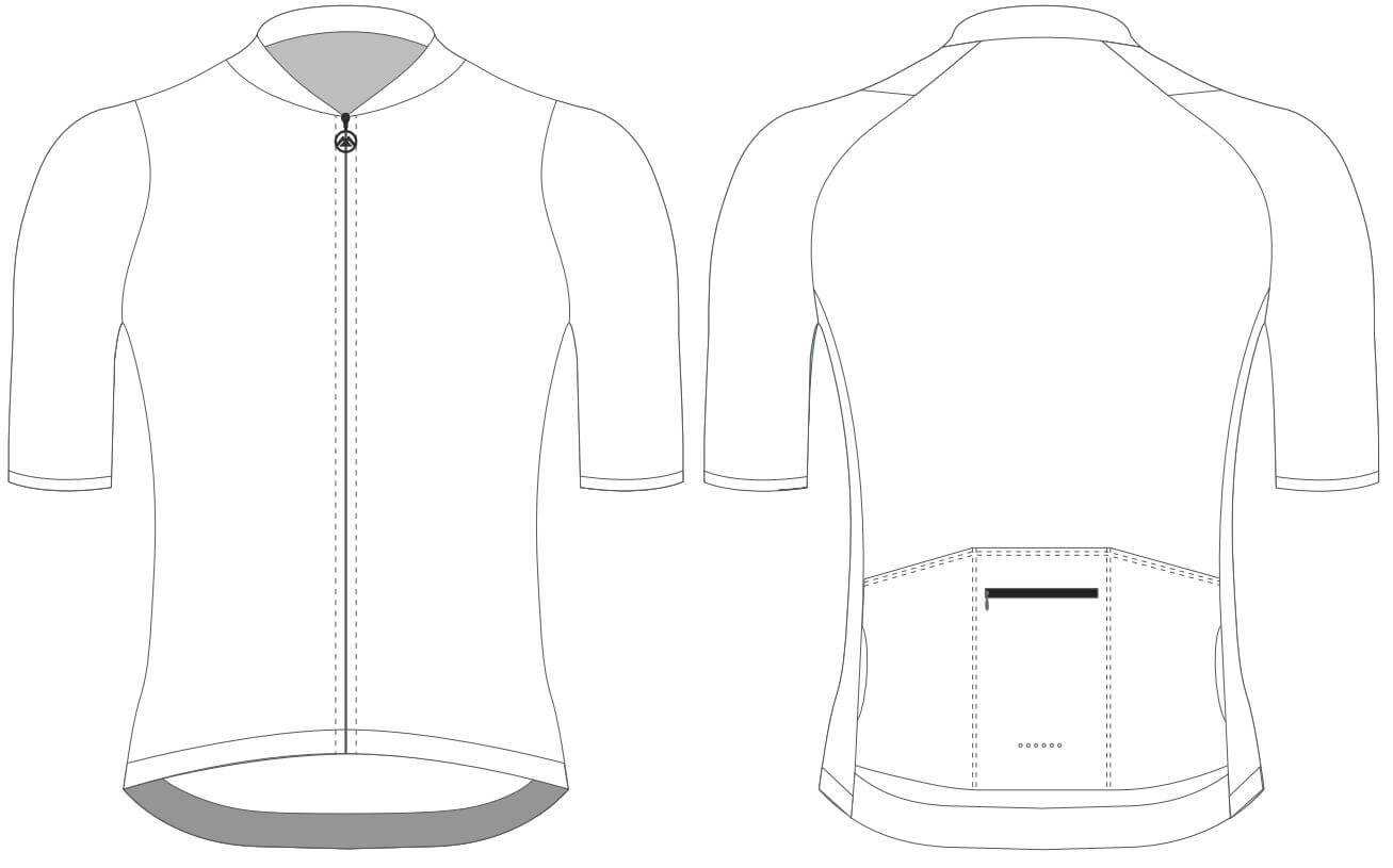 Custom Blank Cycling Jersey Design Template – Cyclingbox With Blank Cycling Jersey Template