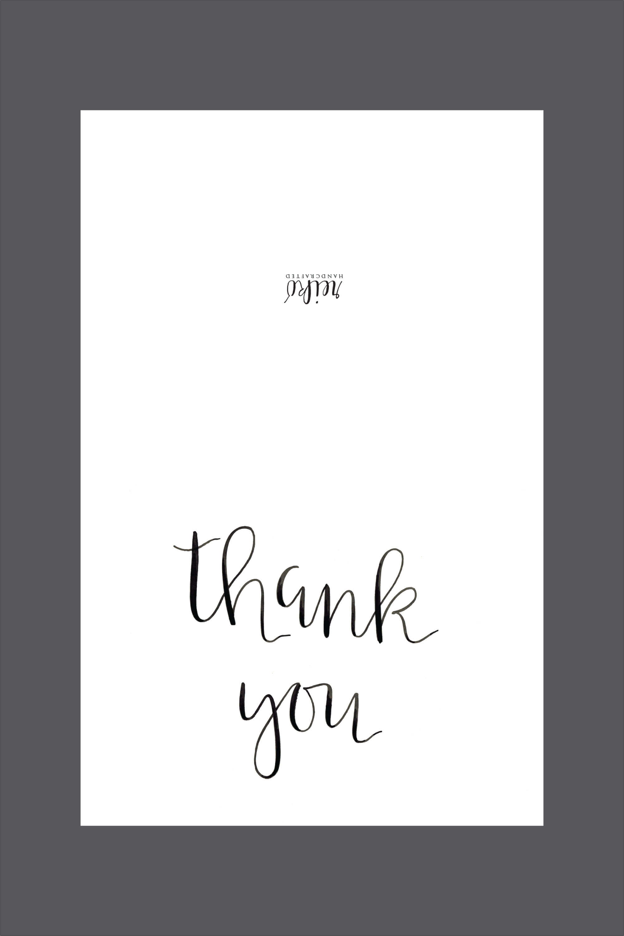Custom, Specialty Sugar Cookies And Pastries :: Hot Hands Bakery With Free Printable Thank You Card Template