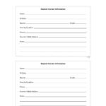 Customer Contact Information Card Template - Radiodignidad with regard to Customer Information Card Template