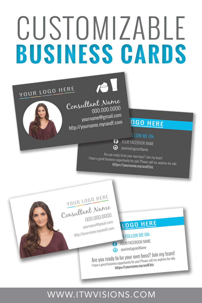 Customizable Business Card Templates For Rodan And Fields with Rodan And Fields Business Card Template