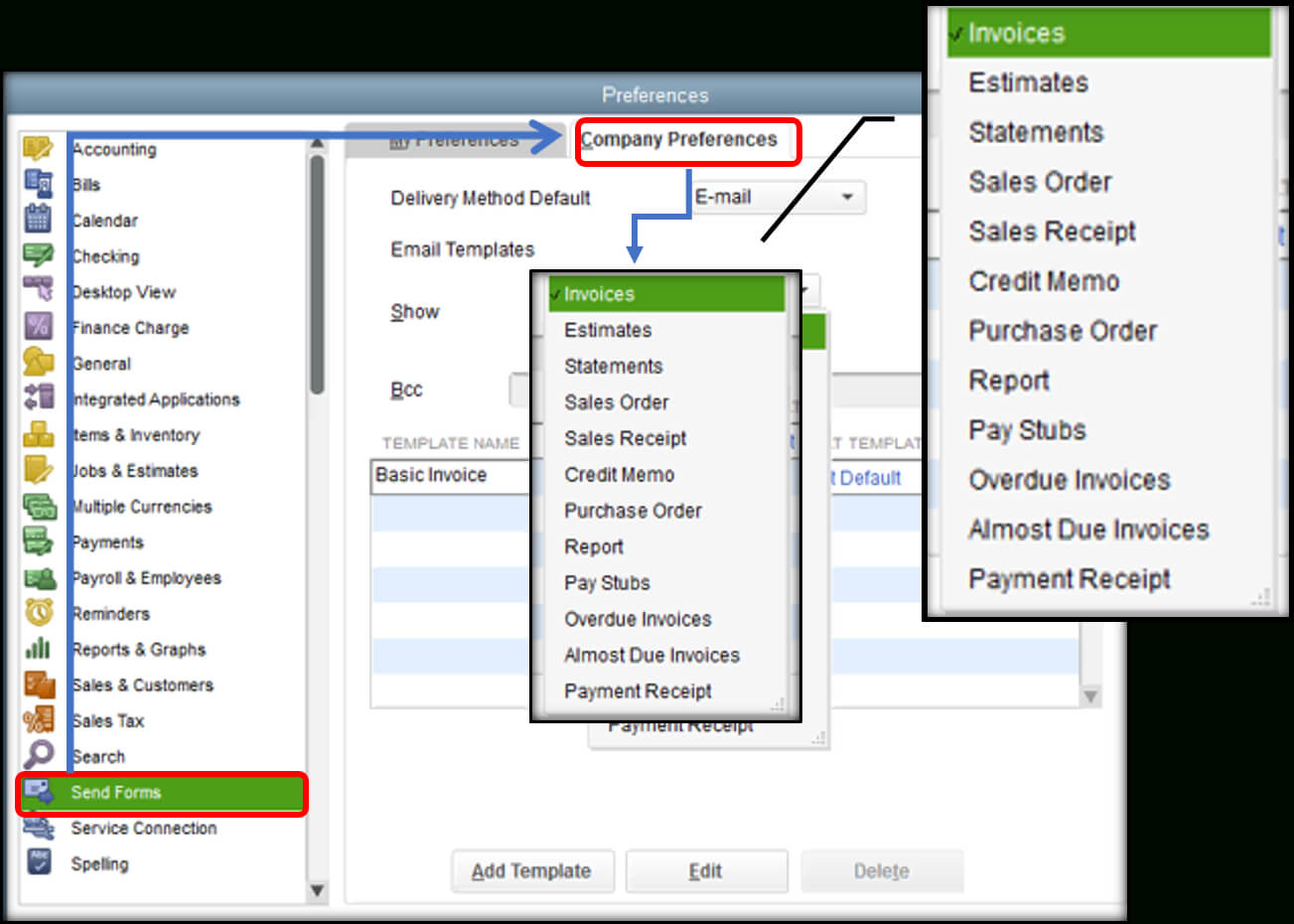 Customize Email Templates In Quickbooks – Quickbooks Community With Quick Book Reports Templates