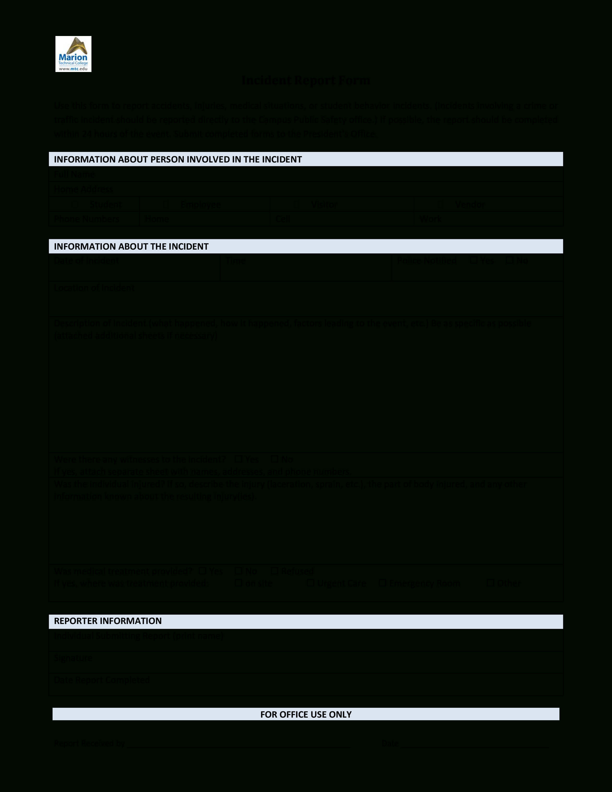 Cyber Security Incident Report Template Itil Management It Inside Itil Incident Report Form Template