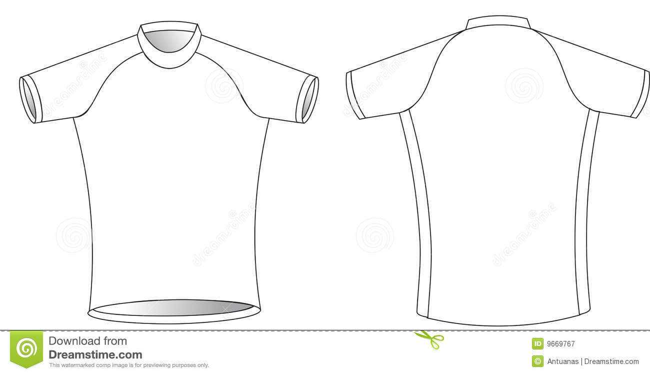 Cycling Jersey Stock Vector. Illustration Of Graphic, Simple With Regard To Blank Cycling Jersey Template